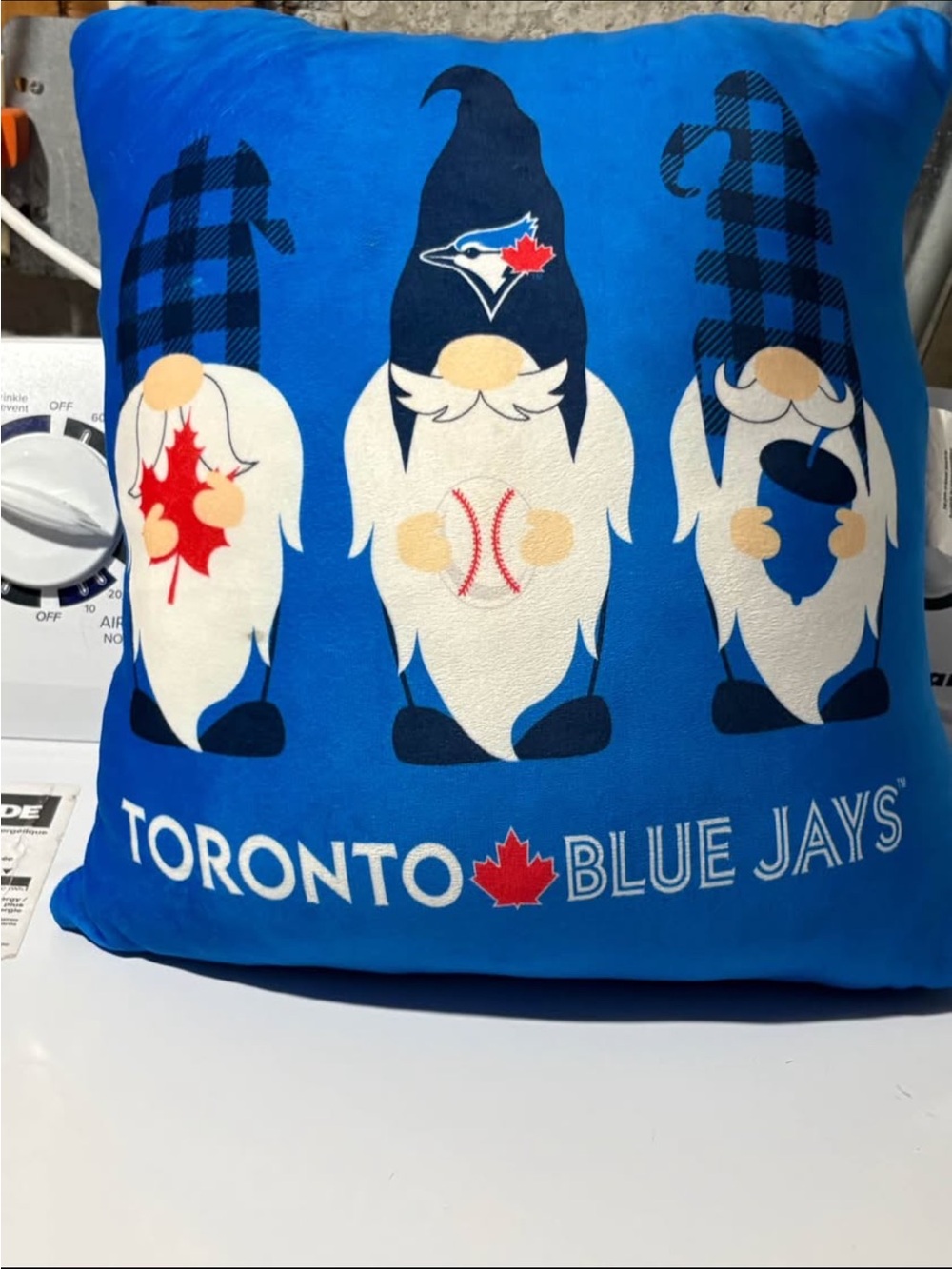Toronto Blue Jays Gnome Decorative Pillow - Blue